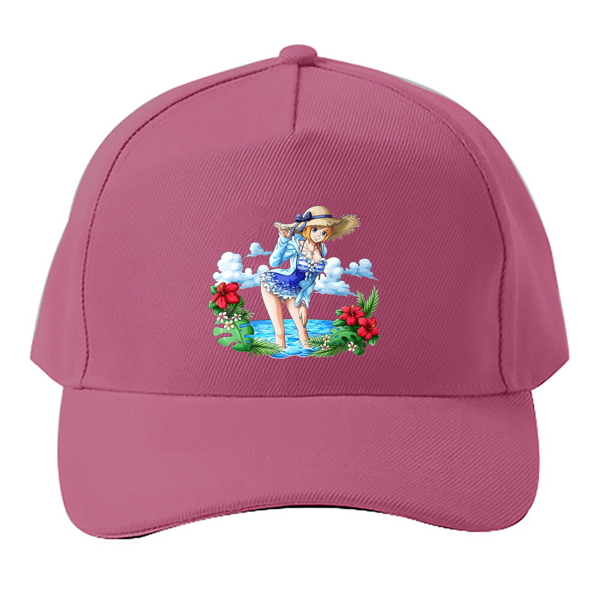 （画像用） ワンピース ナミ ONE PIECE Nami ベースボールキャップ 綿100％ 男女兼用 帽子 スポーツ